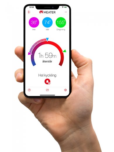 Meater Plus Stektermometer Trådlös 50 meter, Bluetooth