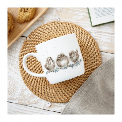 Wrendale Designs Mugg 31 cl, Feather Your Nest Wren