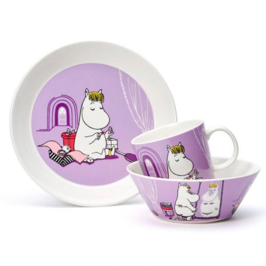 Arabia Mumin mugg 30 cl Snorkfröken lila