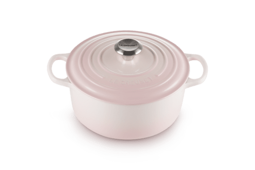 Le Creuset Signature Rund Gryta 24 cm 4,2 liter, Shell Pink