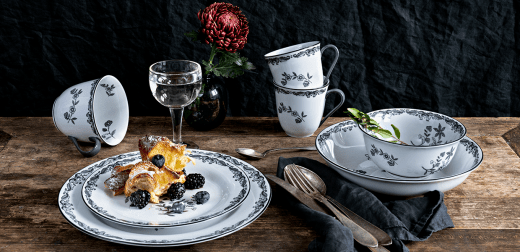 Rörstrand Ostindia Svart skål 50 cl