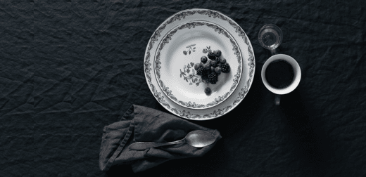 Rörstrand Ostindia Svart skål 50 cl