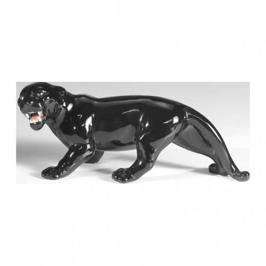 RBA Panter Smygande Porslinsfigur 41x16 cm