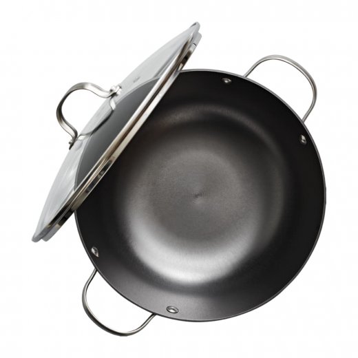 Satake Nitriding Traktörpanna med lock 28 cm