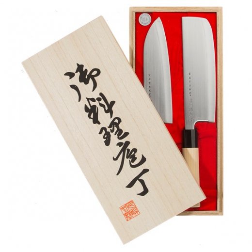 Satake Houcho Knivset (SVK001 SVK002 balsabox)