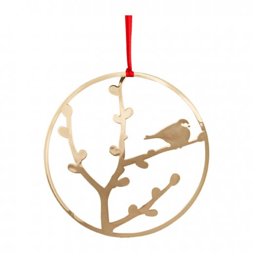 Pluto Design Blankpynt Stor Domherre, Guld