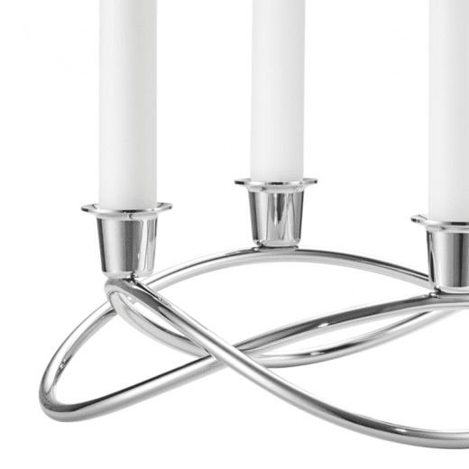 Georg Jensen SEASON ljusstake blank stål
