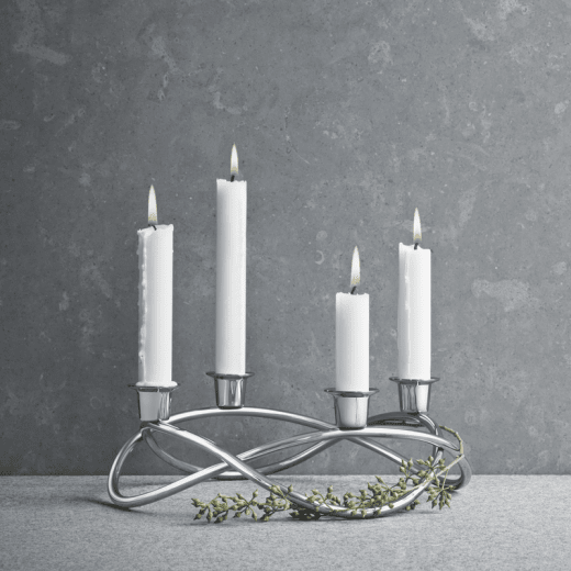 Georg Jensen SEASON ljusstake blank stål