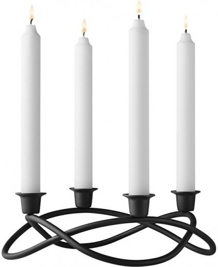Georg Jensen Season ljusstake Black Gold