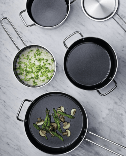 Eva Trio Gryta 3,6 liter, Rostfritt stål, keramisk beläggning