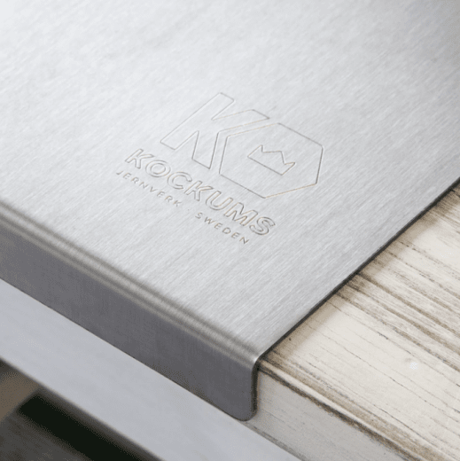 Kockums Bakbord rostfritt stål 60x47,5 cm