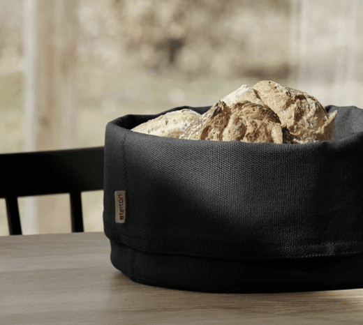 Stelton Brödpåse Stor svart