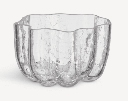 Kosta Boda Crackle Ljuslykta 5,8 cm, Klar