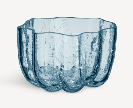 Kosta Boda Crackle Ljuslykta 5,8 cm, Cirkulär