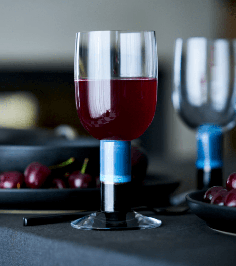 Studio Gunnar Cyrén Popglas nr 11, Grå/blå/svart