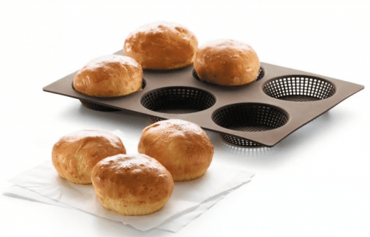 Lékué Silikonform för 6 frallor