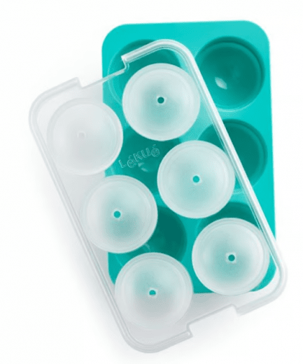 Lékué XL Isbitsform för 6 st Kulor, platinumsilikon