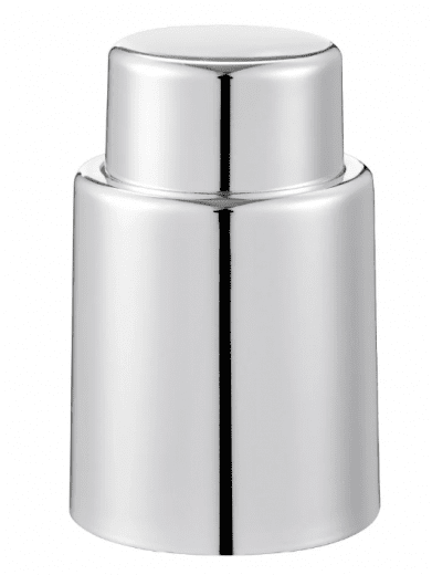 Dorre Vinförslutare silver med inbyggd vakuumpump