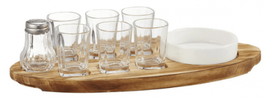 Dorre Shonta Shotset 9 delar, Bricka tillbehör