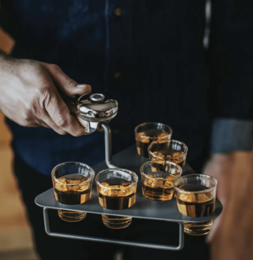 Dorre Mura Murslev med 6 st glas och Ringklocka