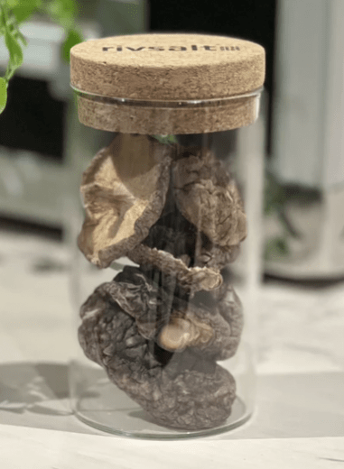 Rivsalt™ Umami Torkad Shiitakesvamp i Glascylinder