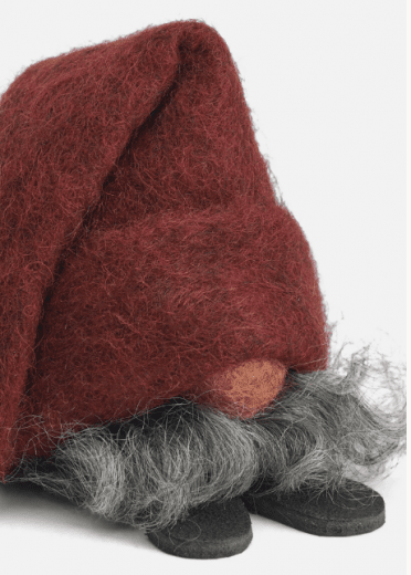 Åsas Tomtebod Vätten Lill-Sune, 9 cm Röd Luva