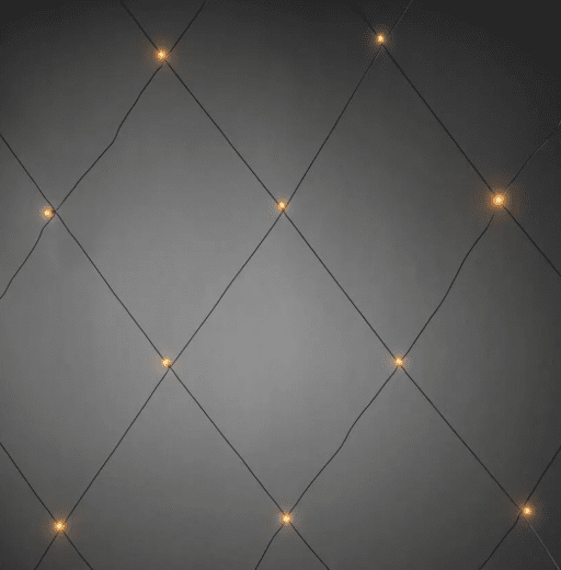 Konstsmide Nät 96 LED 3x3 meter Amber