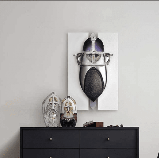 Målerås Glasblock Nordic Icons Oden 12x22 cm