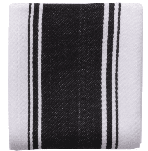 Dexam Love Colour Handduk 45x70 cm, Svart/Vit