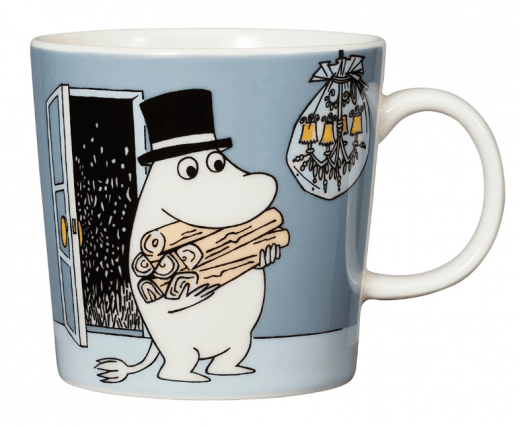 Arabia Mumin Mugg 30 cl, Muminpappa Grå