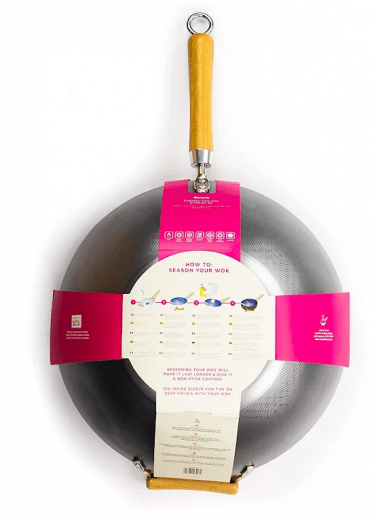 Dexam Wok 36 cm Wok Star, Kolstål