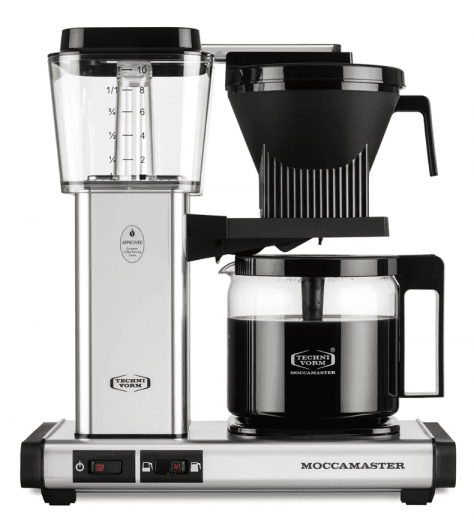 Moccamaster Kaffebryggare Optio, Polished Silver