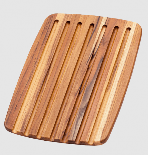TeakHaus Skärbräda med Brödrännor 41x28 cm