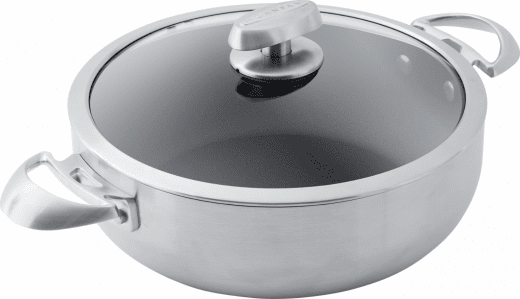 Scanpan CS+ Serveringspanna med två öron och lock 26 cm