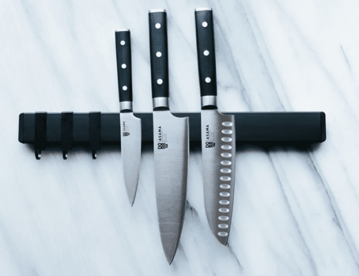 Asama Knivset 3 delar, Kockkniv/Santoku/Allkniv