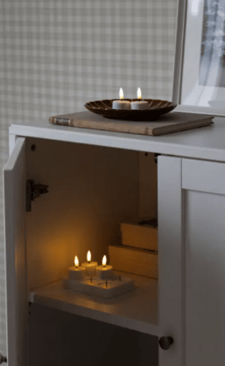Konstsmide Värmeljus laddbara LED 6 st