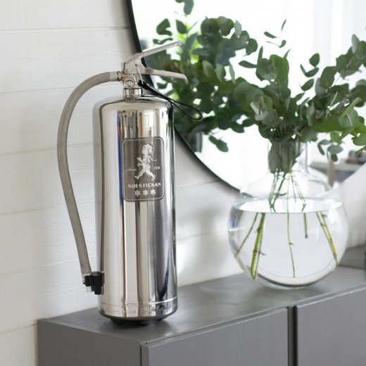 Solstickan Stål Brandsläckare 6 kg Design Edition