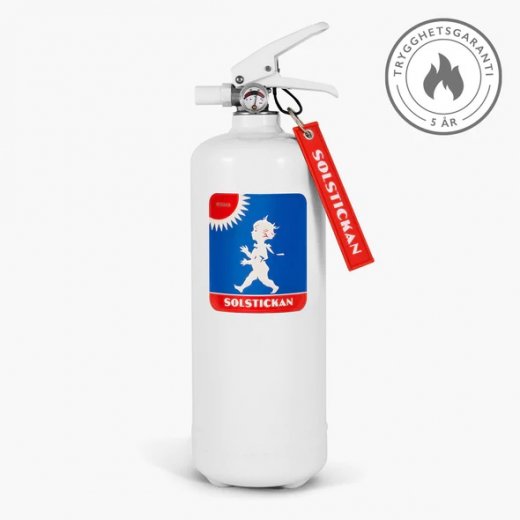 Solstickan Brandsläckare 2 kg, Vit/Original