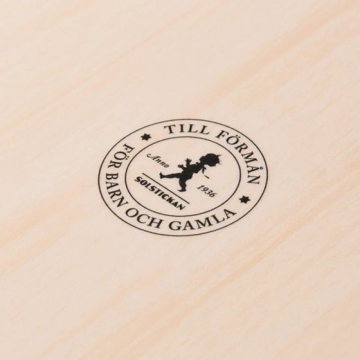 Solstickan Rund bricka Svart, Ø 38 cm