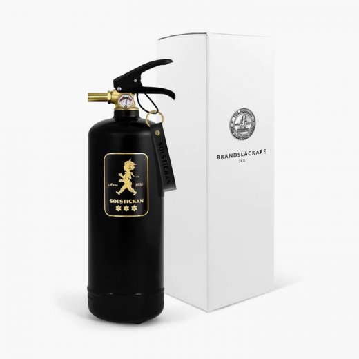 Solstickan Brandsläckare 2 kg, Svart/Guld