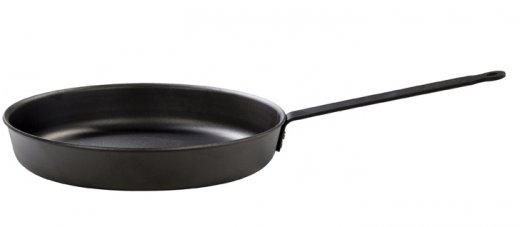 Kockums Jernverk inbränd Stekpanna, kolstål 30 cm