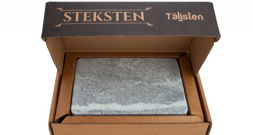 Steksten täljsten original från Åre. 16x24cm