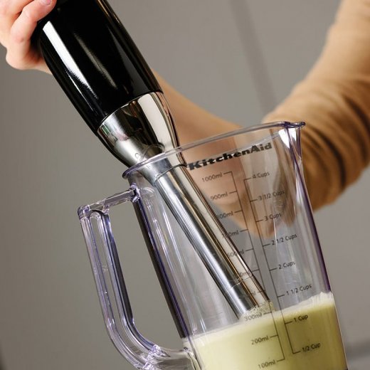 KitchenAid Stavmixer med 5 hastigheter. Paket med 5 tillbehör 5KHB2571 stål