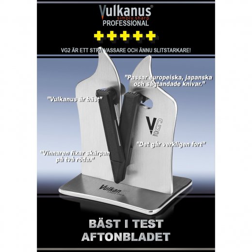 Vulkanus Knivslip VG2 Professional, Rostfritt stål