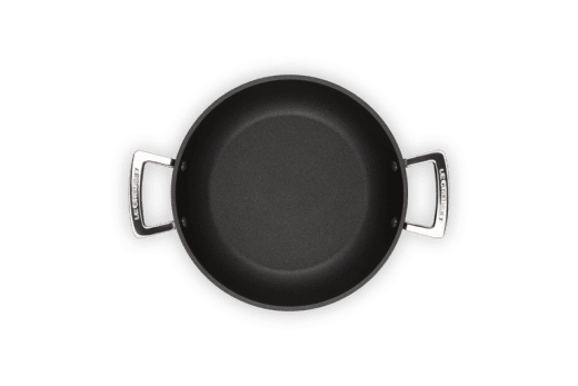 Le Creuset Traktörgryta 28cm Non-Stick m Glaslock, Black