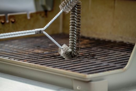 Weber Tresidig grillborste - 53 cm rengöring grillgaller