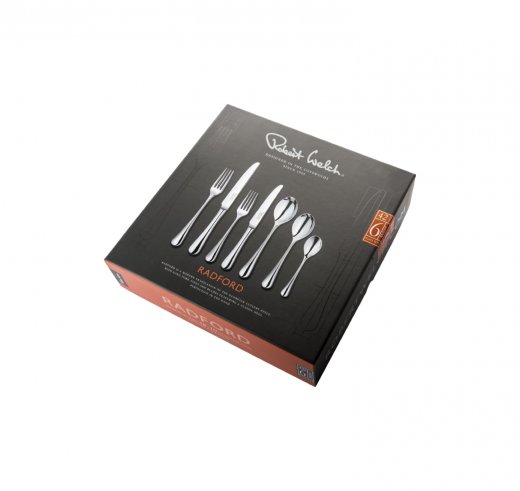 Robert Welch Radford Bright Bestickset 42 delar + 6 köttknivar
