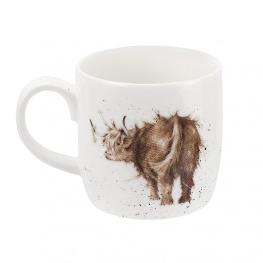 Wrendale Mugg Highland Cow, ko 30 cl