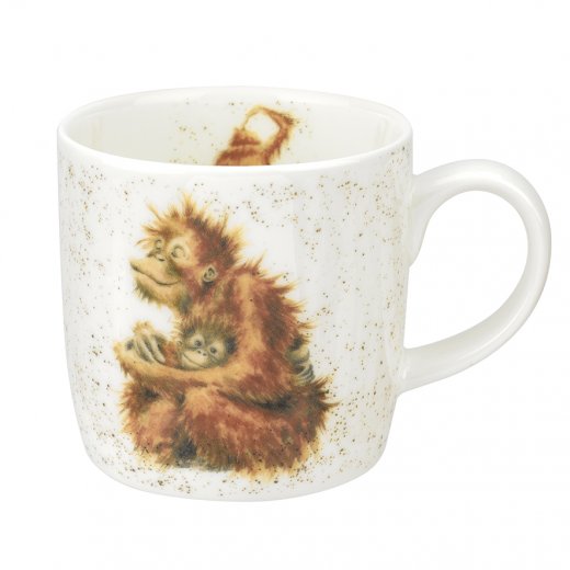 Wrendale Mugg Orangutangle, orangutang 30 cl