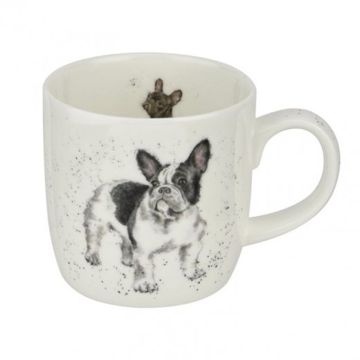 Wrendale Mugg Frenchie fransk bulldog 30 cl